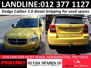 Dodge 2.0 SXT diesel used stripping spares and parts for sale