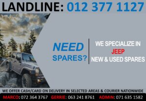Jeep new parts spares for sale