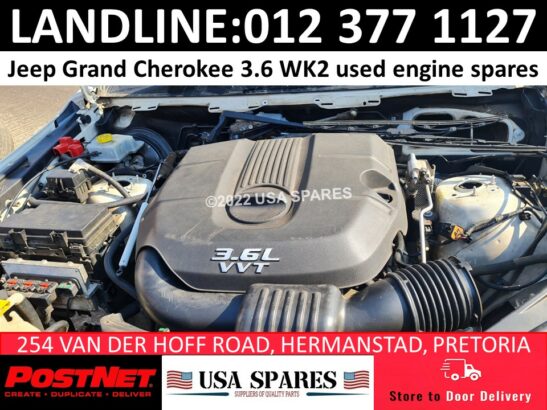 Jeep Grand Cherokee 3.6 WK2 V6 used engine spares for sale
