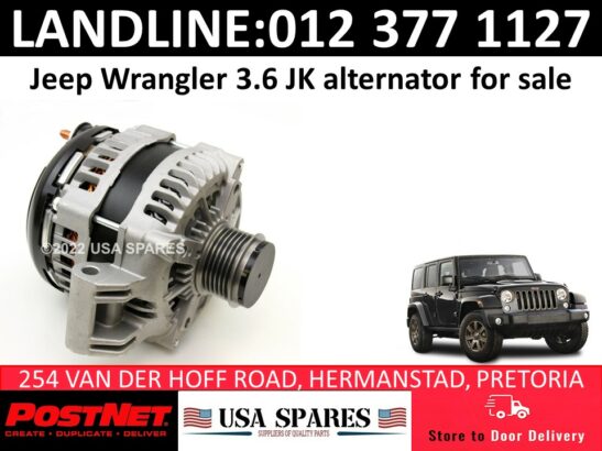 Jeep Wrangler 3.6 JK alternators for sale