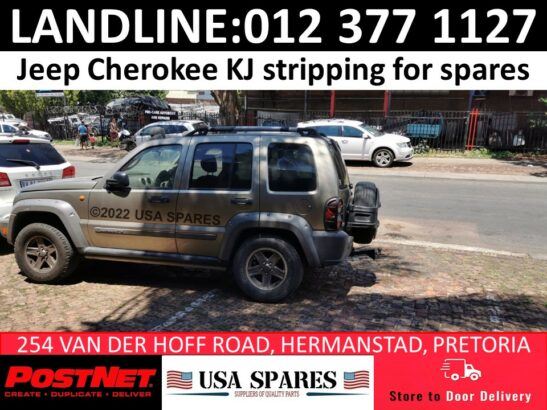 Jeep Cherokee KJ stripping for used spares for sale