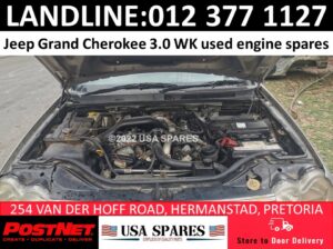 Jeep Grand Cherokee 3.0 WK V6 used engine spares for sale
