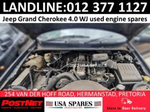 Jeep Grand Cherokee 4.0 WJ V8 used engine spares for sale