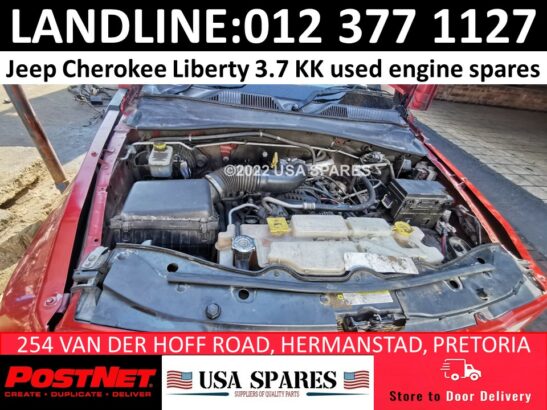 Jeep Cherokee 3.7 KK used engine spares for sale