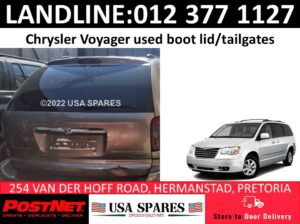 Chrysler Voyager tailgate/boot lid for sale