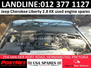 Jeep Cherokee 2.8 KK used engine spares for sale