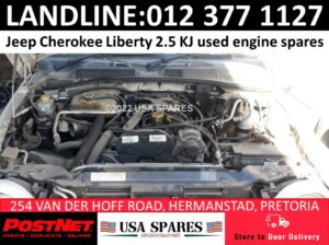Jeep Cherokee Liberty 2.5 KJ used engine spares for sale