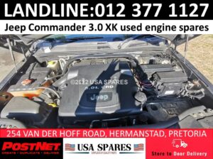 Jeep Commander 3.0 XK used engine spares for sale