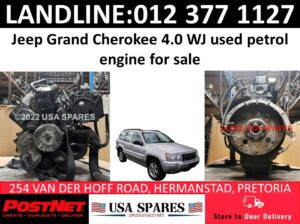 Jeep Grand Cherokee 4.0 WJ used petrol engine for sale