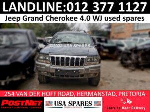 Jeep Grand Cherokee 4.0 WJ V8 used spares for sale