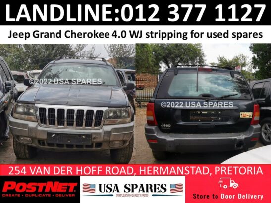 Jeep 4.0 WJ used stripping spares and parts for sale