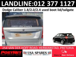 Dodge Caliber tailgates/boot lids for sale