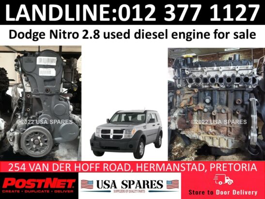 Dodge Nitro 2.8 used diesel engines for sale
