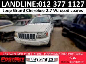 Jeep Grand Cherokee 2.7 WJ used spares for sale