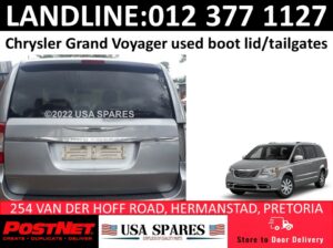 Chrysler Grand Voyager Mk3 used tailgate/boot lid for sale