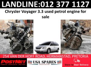 Chrysler Voyager 3.3 used petrol engines for sale