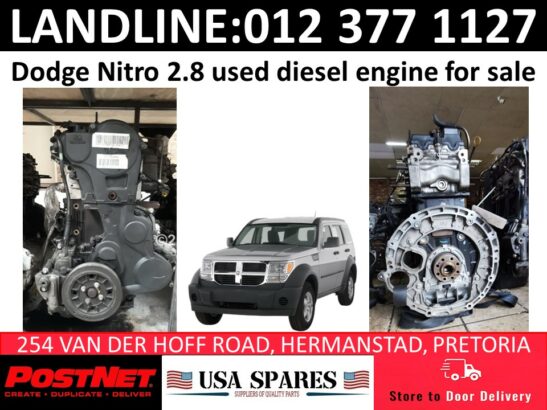 Dodge Nitro 2.8 SXT/RT used diesel engines for sale