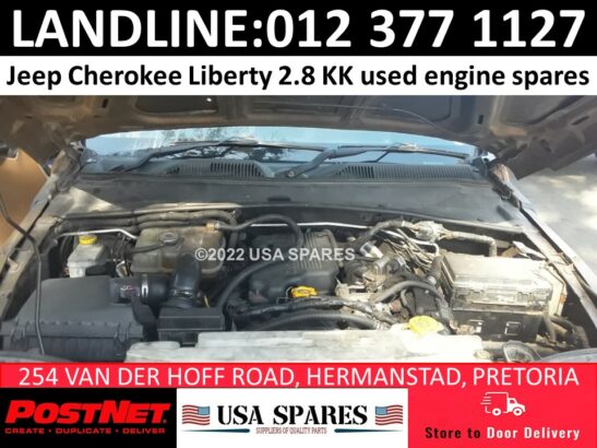 2010 Jeep Cherokee 2.8 KK used engine spares for sale