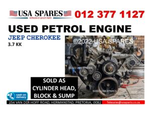 2011 Jeep Cherokee 3.7 KK used engine for sale