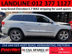 Jeep Grand Cherokee 5.7 WK2 stripping for used spares