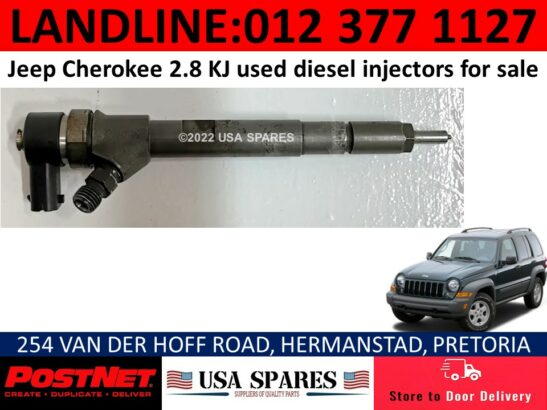 Jeep Cherokee 2.8 KJ used diesel injector & other spares for sale