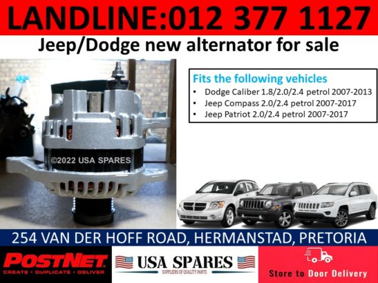 Dodge Caliber 1.8/2.0/2.4 alternators for sale