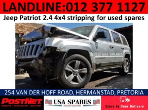 Jeep Patriot 2.4 4×4 5-Speed automatic stripping for used spares