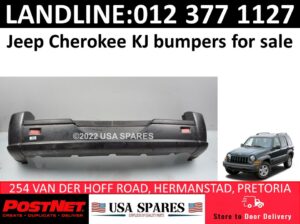 Jeep Cherokee KJ used front/rear bumpers for sale