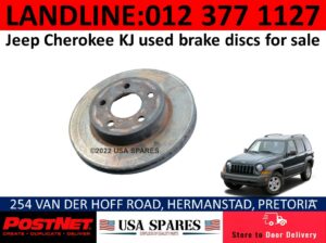Jeep Cherokee KJ used brake discs & other spares for sale