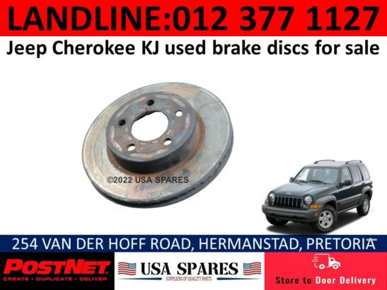 Jeep Cherokee KJ used brake discs & other spares for sale