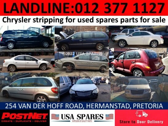 Chrysler stripping for used spares parts for sale