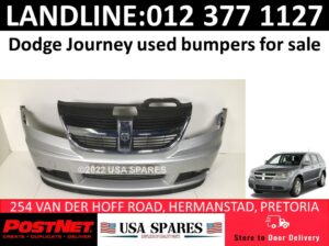 Dodge Journey SXT/RT used front/rear bumpers for sale