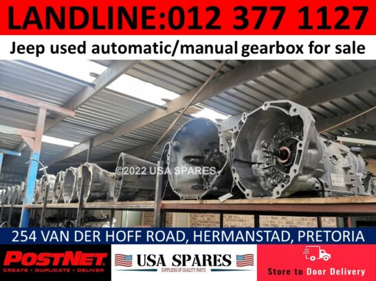 Jeep used automatic/manual gearbox for sale