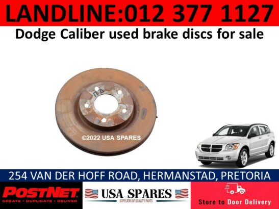 Dodge Caliber used brake discs & other spares for sale