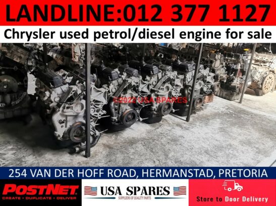 Chrysler used petrol/diesel engines and other parts for sale