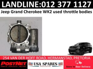Jeep Grand Cherokee WK2 used throttle body for sale