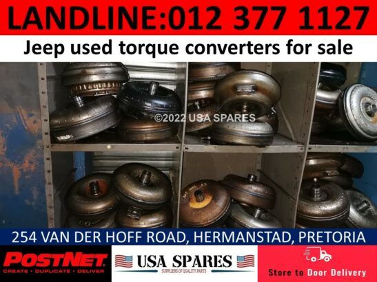 Jeep used torque converters and other parts for sale