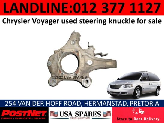 Chrysler Voyager used steering knuckle & other spares for sale