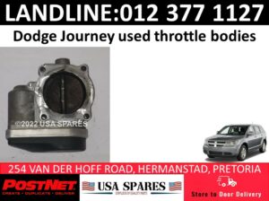 Dodge Journey SXT/RT used throttle body for sale
