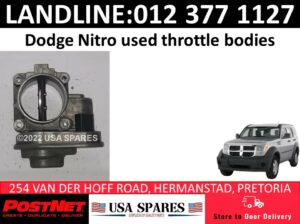 Dodge Nitro used throttle body for sale
