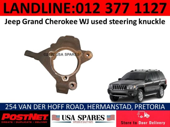 Jeep Grand Cherokee WJ used steering knuckle & other spares for sale