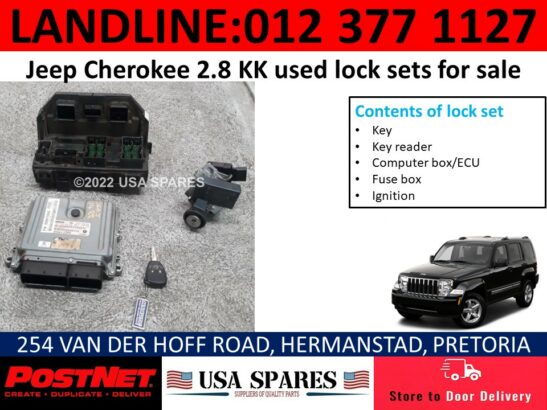 Jeep Cherokee 2.8 KK used lockset for sale
