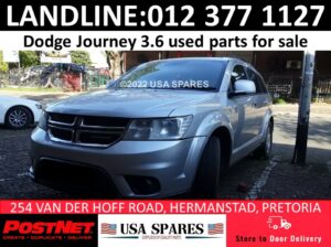 2012 Dodge Journey 3.6 SXT/RT used spares for sale