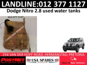 Dodge Nitro 2.8 SXT/RT used water tanks for sale