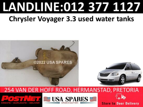 Chrysler Voyager 3.3 used water tanks for sale