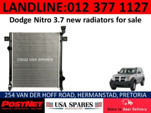 Dodge Nitro 3.7 SXT/RT new radiators for sale
