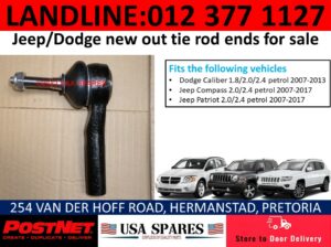 Dodge Caliber 1.8/2.0/2.4 outer tie rod ends for sale