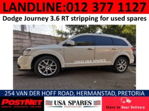 Dodge Journey 3.6 RT 6-Speed automatic stripping for used spares