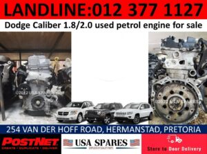 Dodge Caliber 1.8/2.0 used petrol engine for sale