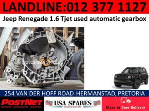 Jeep Renegade 1.6 used automatic gearbox for sale